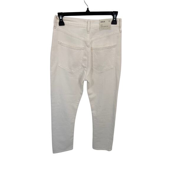 AGOLDE NWT Riley Crop Denim Jean in Whip // 25 - Picture 6 of 13